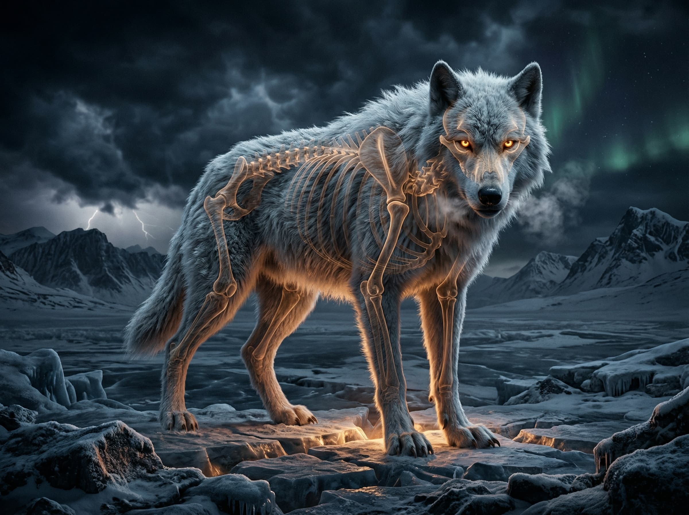 Lobo-terrível recriado pela Colossal Biosciences — predador extinto há 9.500 anos